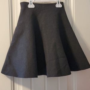 🥠Vintage Gray Thick Stretch Knit Mini Skirt